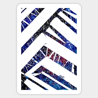 Geometric galaxy Sticker